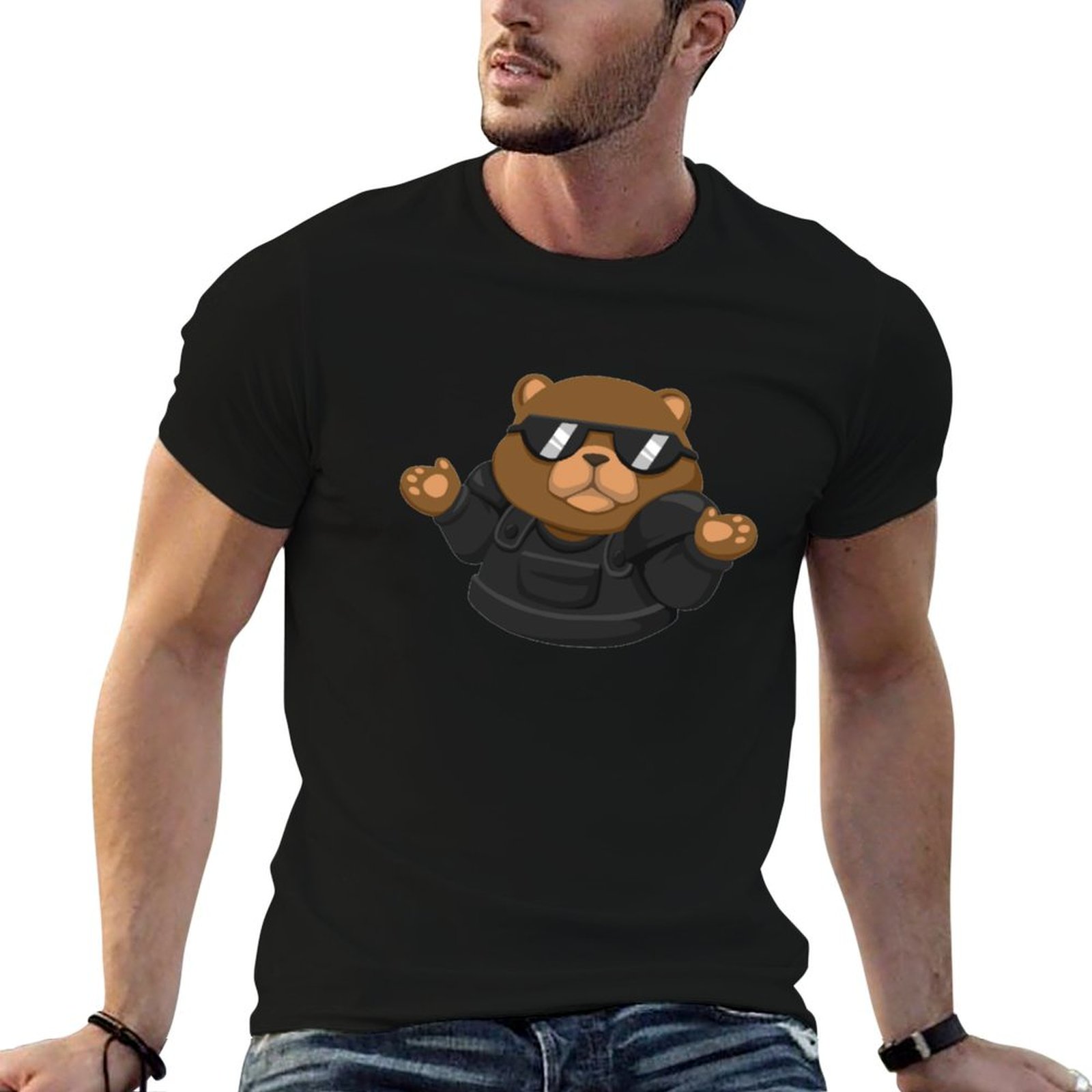 Bear Spray Protection - تي شيرت Bear Shrug Spray ذو