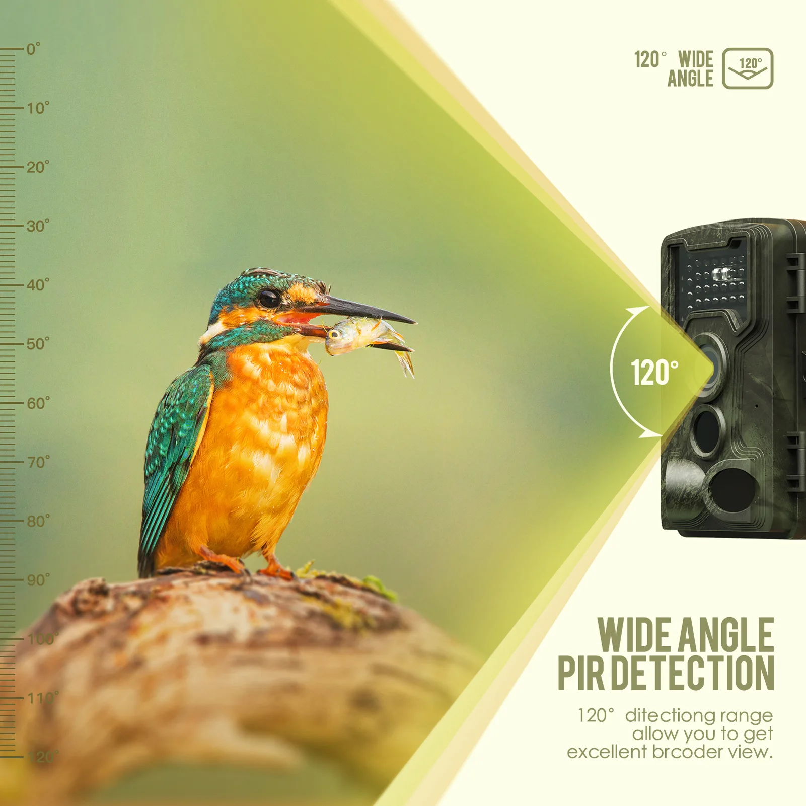 Outdoor Hunting Camera Wifi - كاميرات الصيد 58MP 2.7K مع 940nm