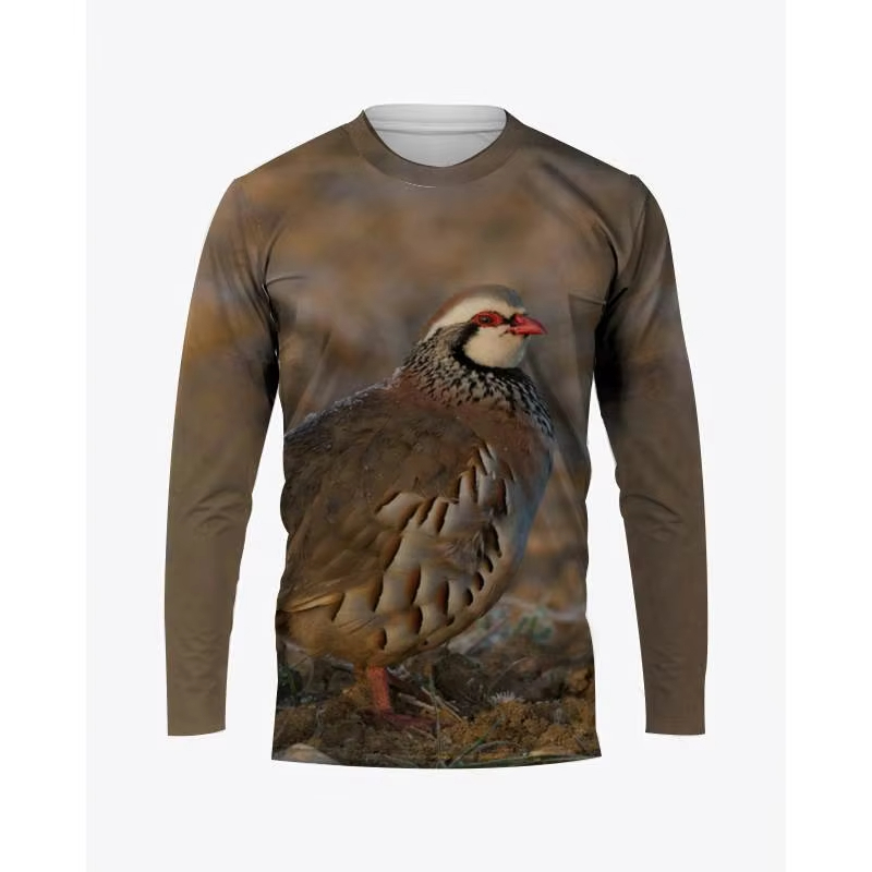 Hunting Quail - التمويه الصيد الحيوانات السمان الجرافيك تي