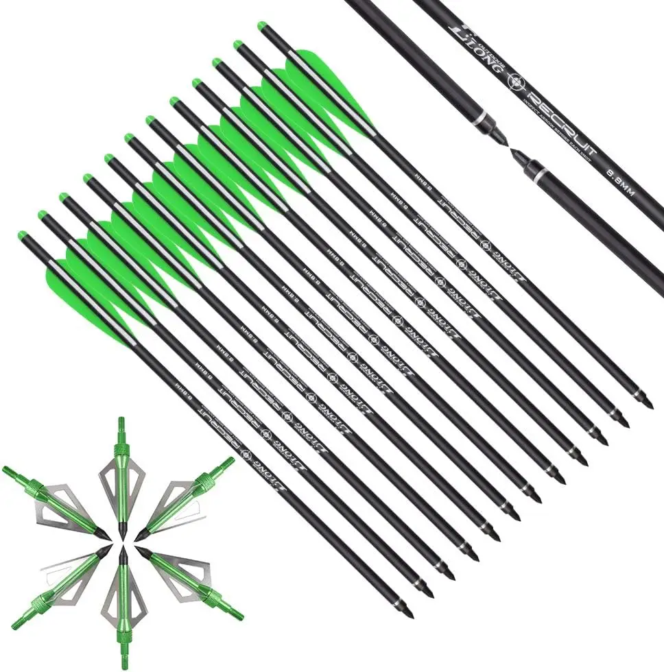 Crossbow Bolt Broadhead - مسامير القوس والنشاب Elong مقاس 20