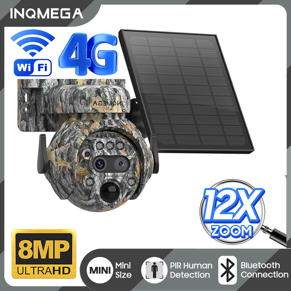 Outdoor Hunting Camera Wifi - كاميرا INQMEGA 12X ZOOM 4K 8MP