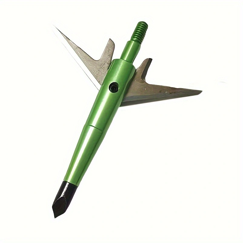 Crossbow Bolt Broadhead - 6 قطع رؤوس سهام صيد قابلة