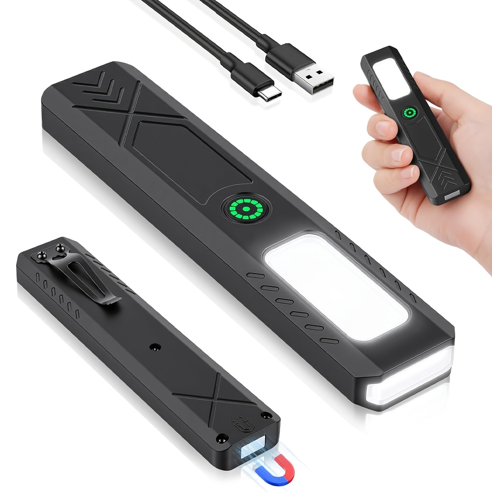 Tactical Flashlight Rechargeable - مصباح يدوي LED قابل لإعادة الشحن