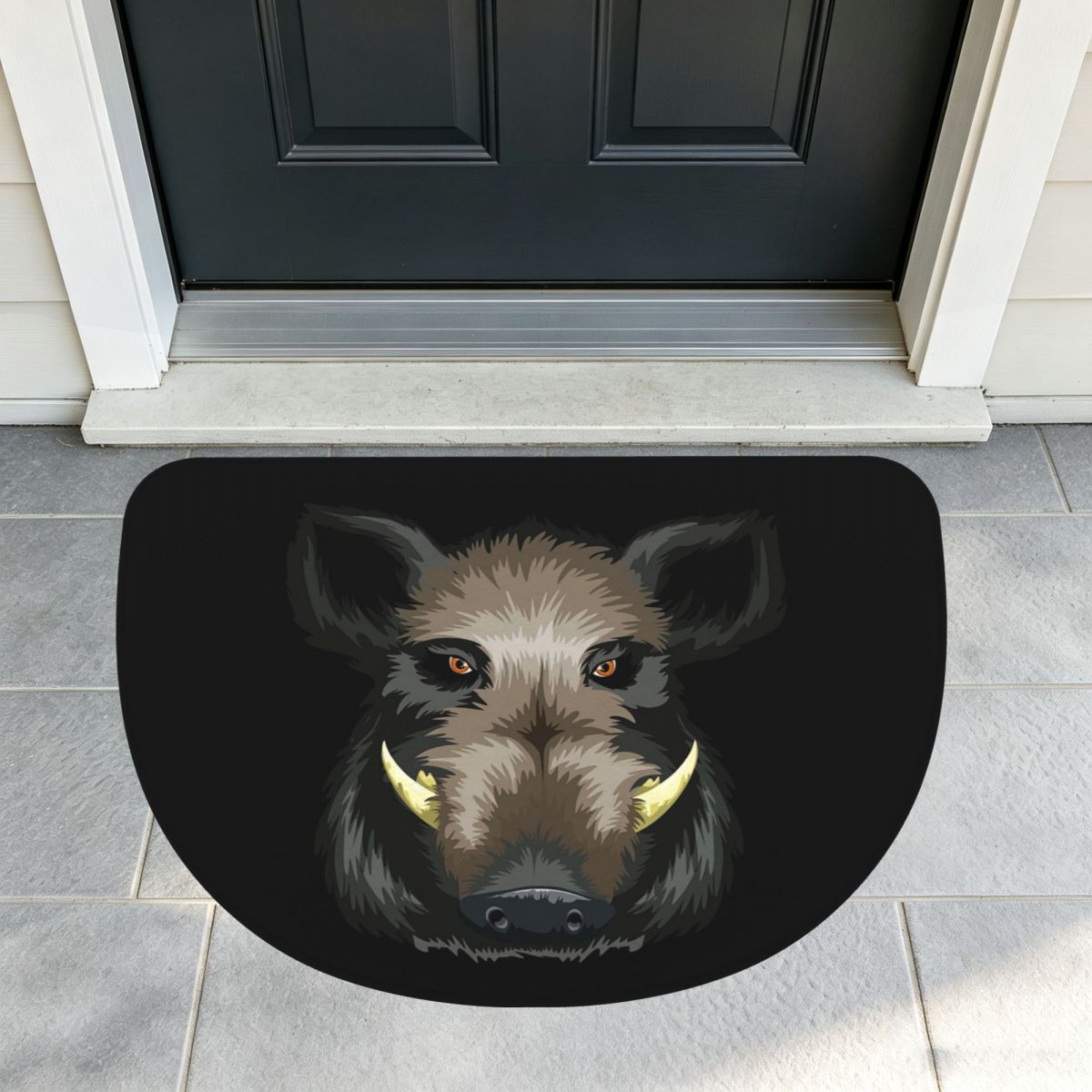 Hunting Outdoor Mat - سجادة أرضية نصف دائرية من الفلانيل