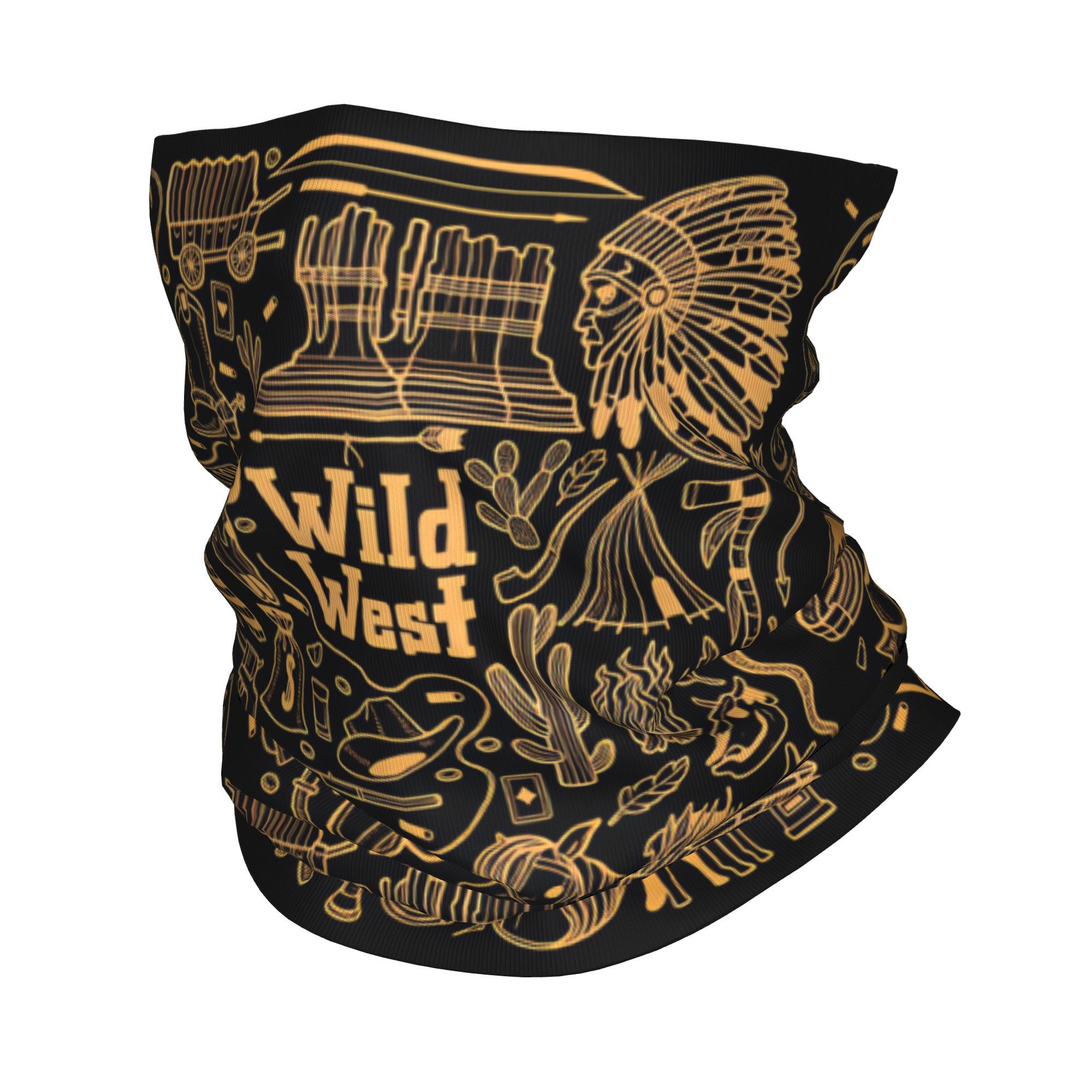 Wildman Hunting & Outdoor Vanderbijlpark - قناع رياضي خارجي للدراجات بتصميم غرب