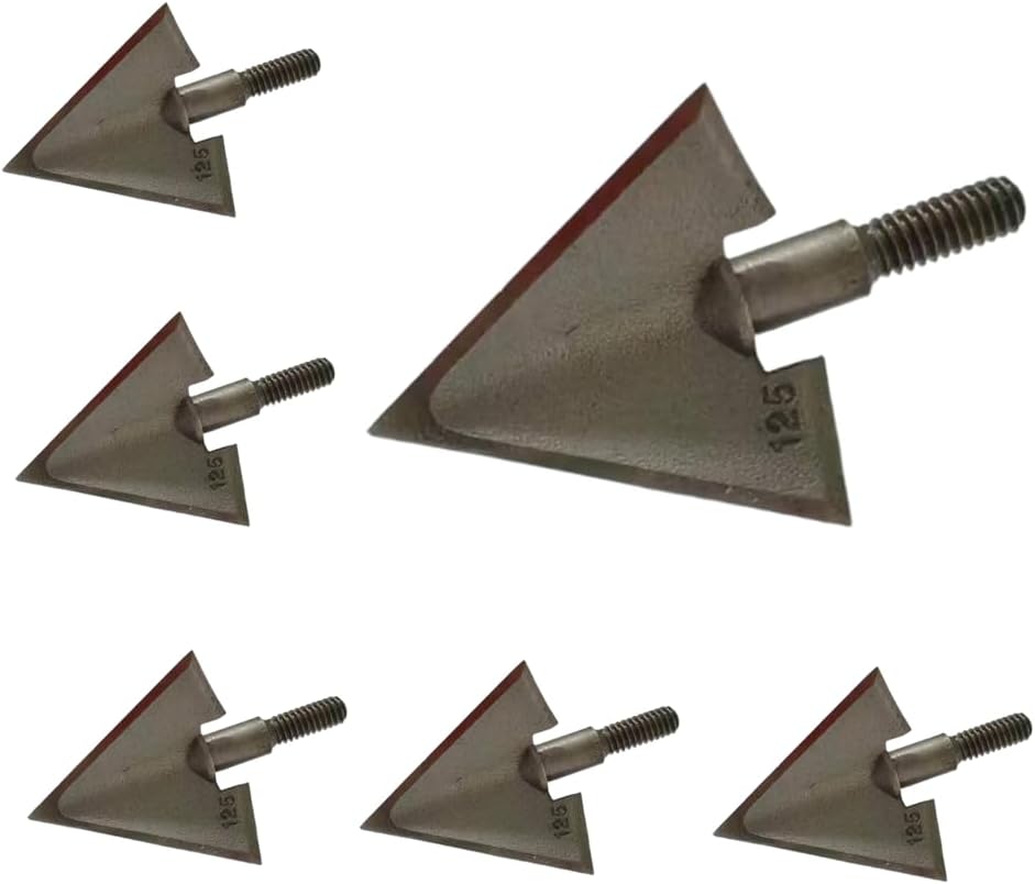 Crossbow Bolt Broadhead - 6 قطع رؤوس سهام صيد ثابتة