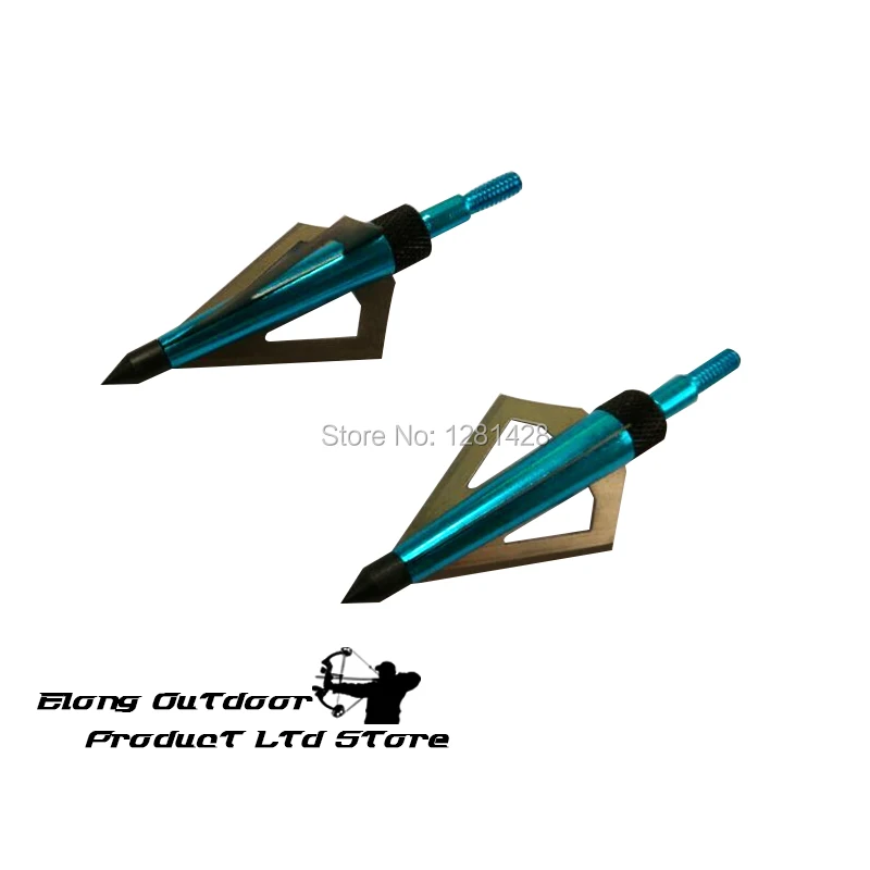 Crossbow Bolt Broadhead - 12 قطعة الأزرق 125 الحبوب برودهيد