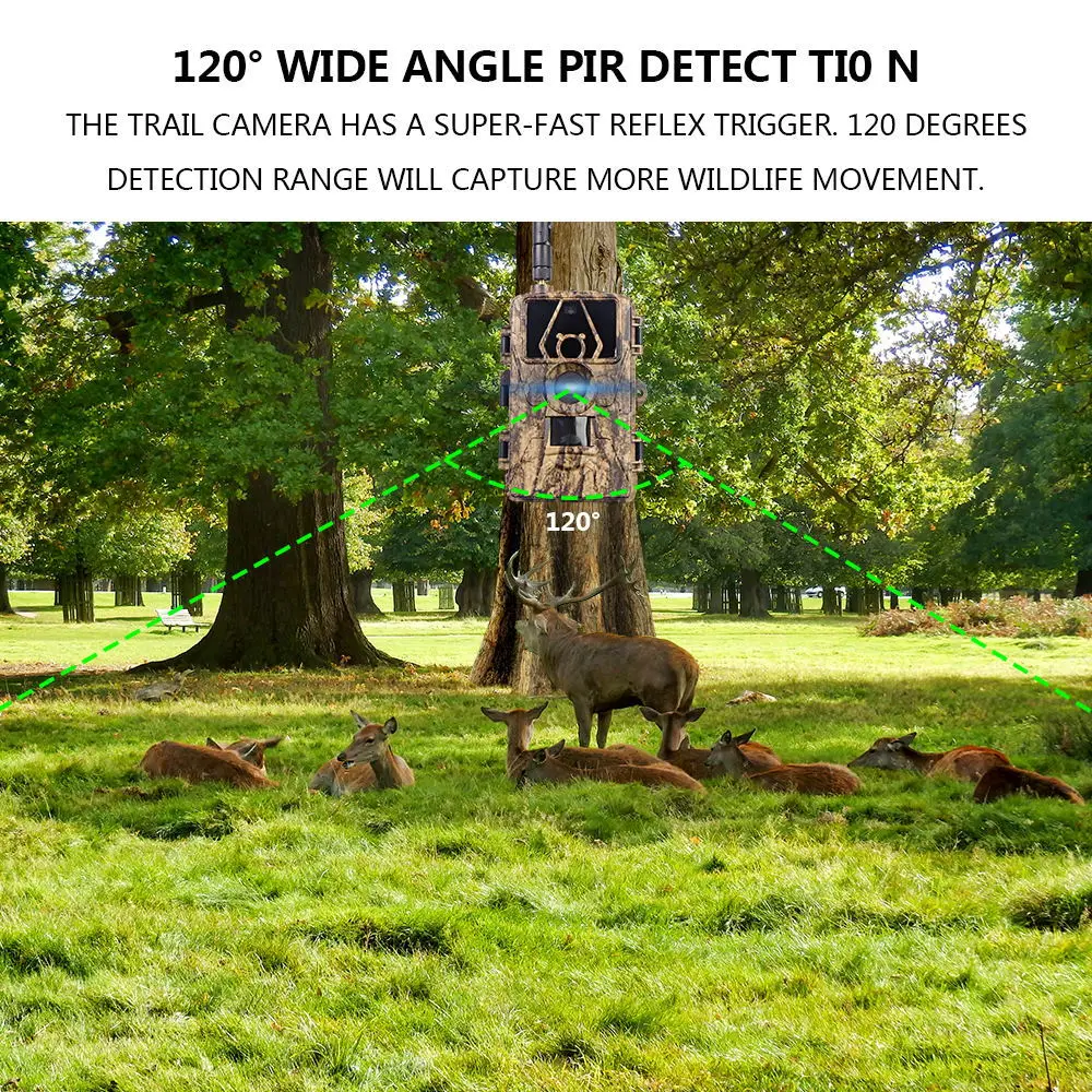 كاميرا تتبع مقاومة للماء PR801 - مراجعة Outdoor Hunting Camera Wifi وسعره