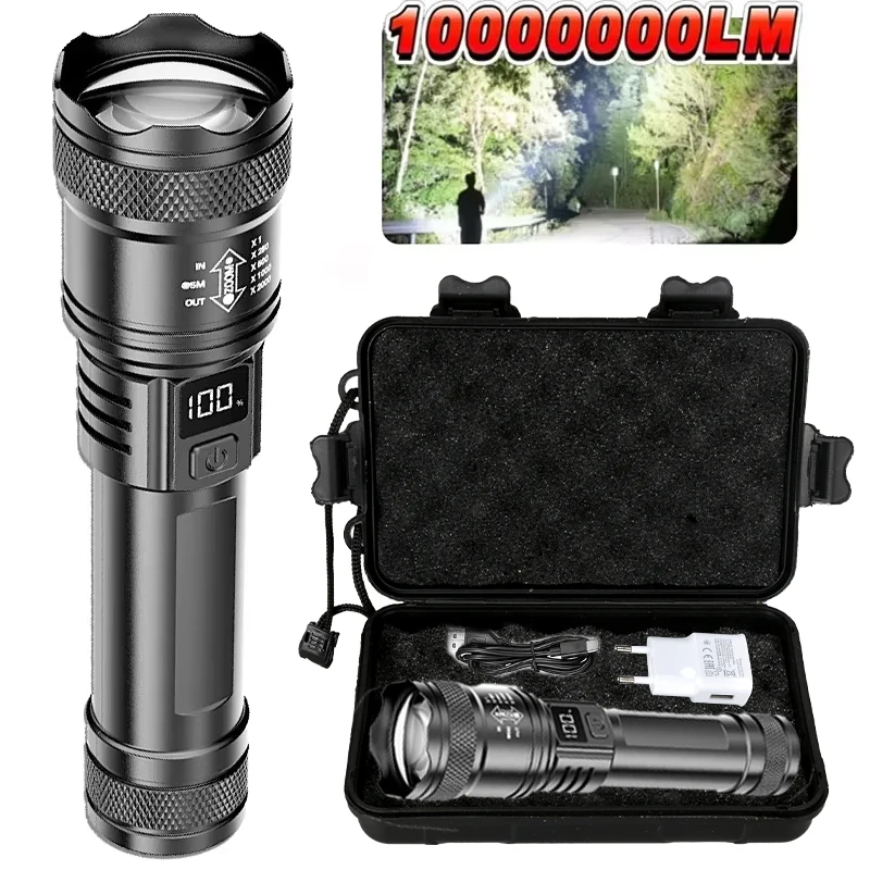 TY-908M مصباح ليد جيب 2000LM ن - مراجعة Tactical Flashlight Rechargeable وسعره