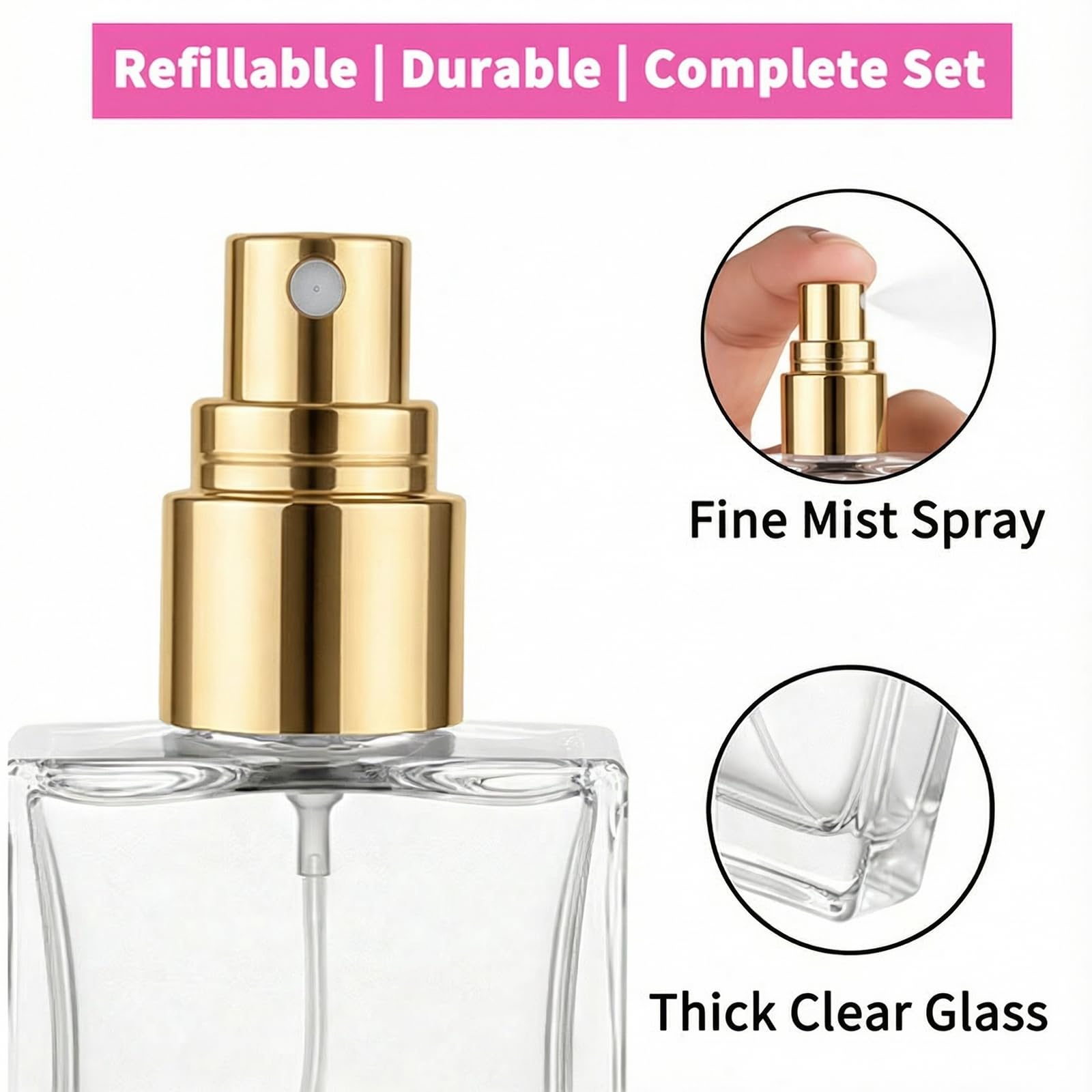 زجاجات عطر زجاجية شفافة عالية  - مراجعة Scent Eliminator Spray وسعره