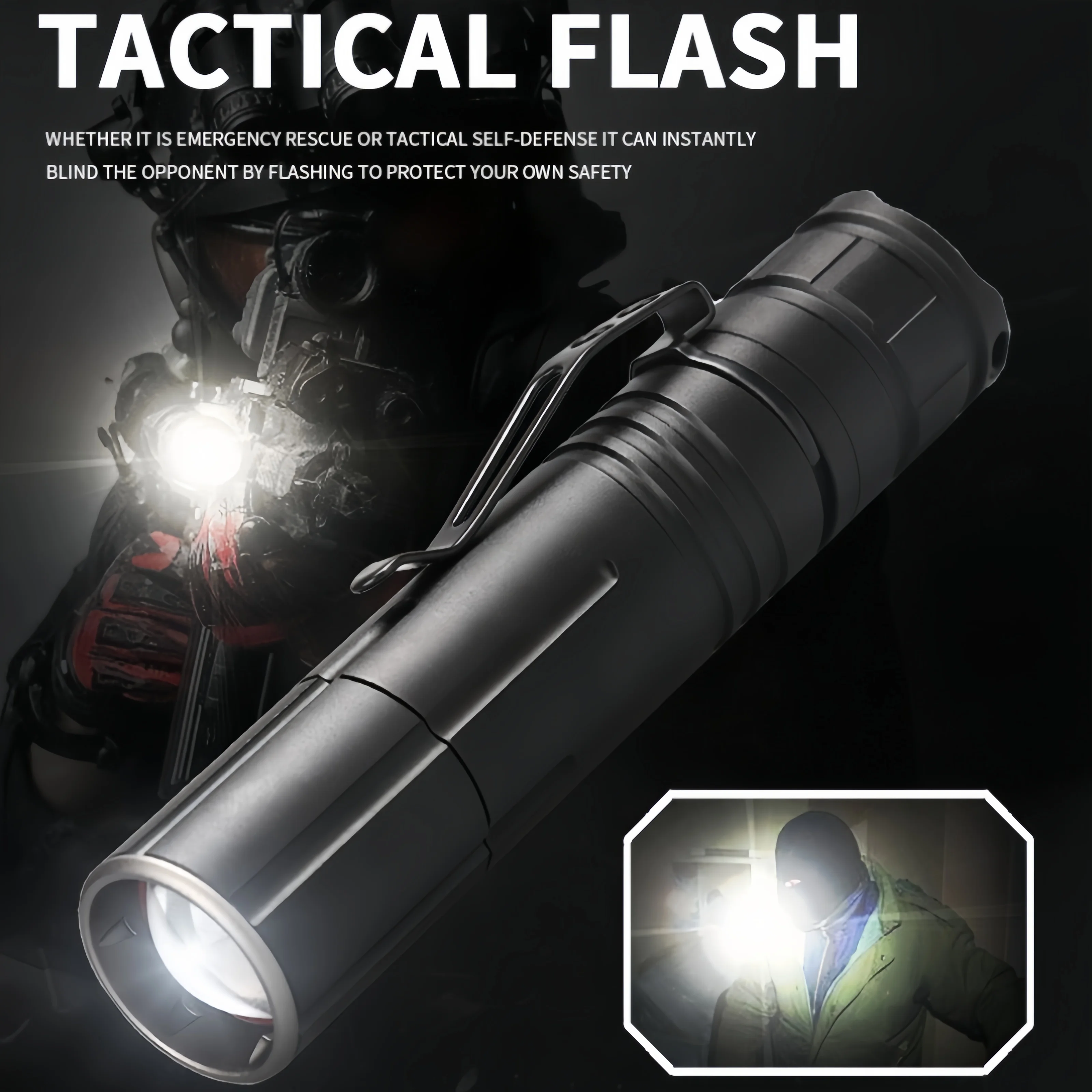 JIASHUAIXIN جديد XHP50 Zoom Ty - مراجعة Tactical Flashlight Rechargeable وسعره