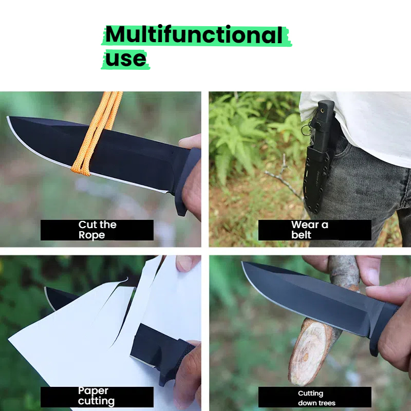 سكين تخييم جديد ذو نصل ثابت عا - مراجعة Hunting Outdoor Edge Knives وسعره