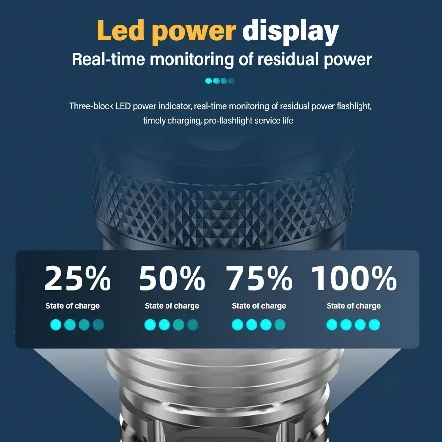 مصباح LED فائق السطوع من النوع - مراجعة Tactical Flashlight Rechargeable وسعره