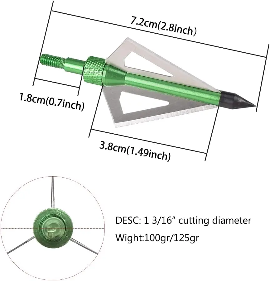 مسامير القوس والنشاب Elong مقا - مراجعة Crossbow Bolt Broadhead وسعره