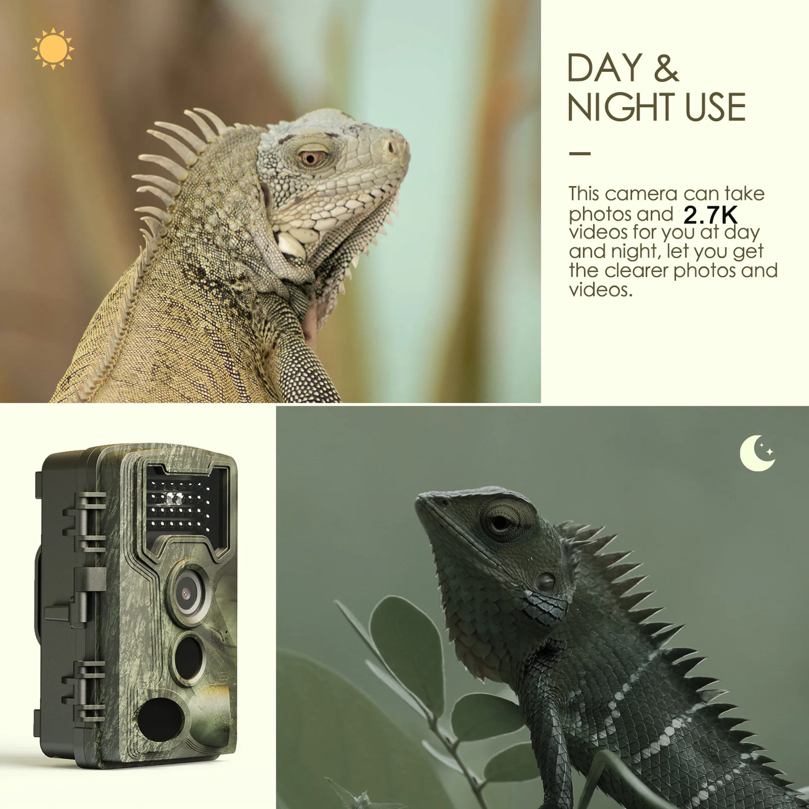 كاميرا صيد بدقة 58 ميجابكسل وت - مراجعة Outdoor Hunting Camera Wifi وسعره