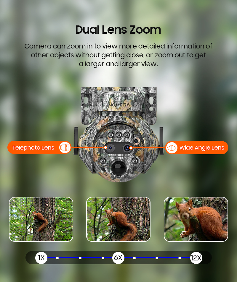 كاميرا INQMEGA 12X ZOOM 4K 8MP - مراجعة Outdoor Hunting Camera Wifi وسعره