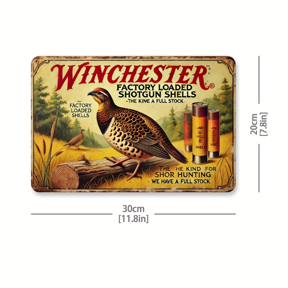 لافتة معدنية - لوحة معدنية عتي - مراجعة Hunting Quail وسعره