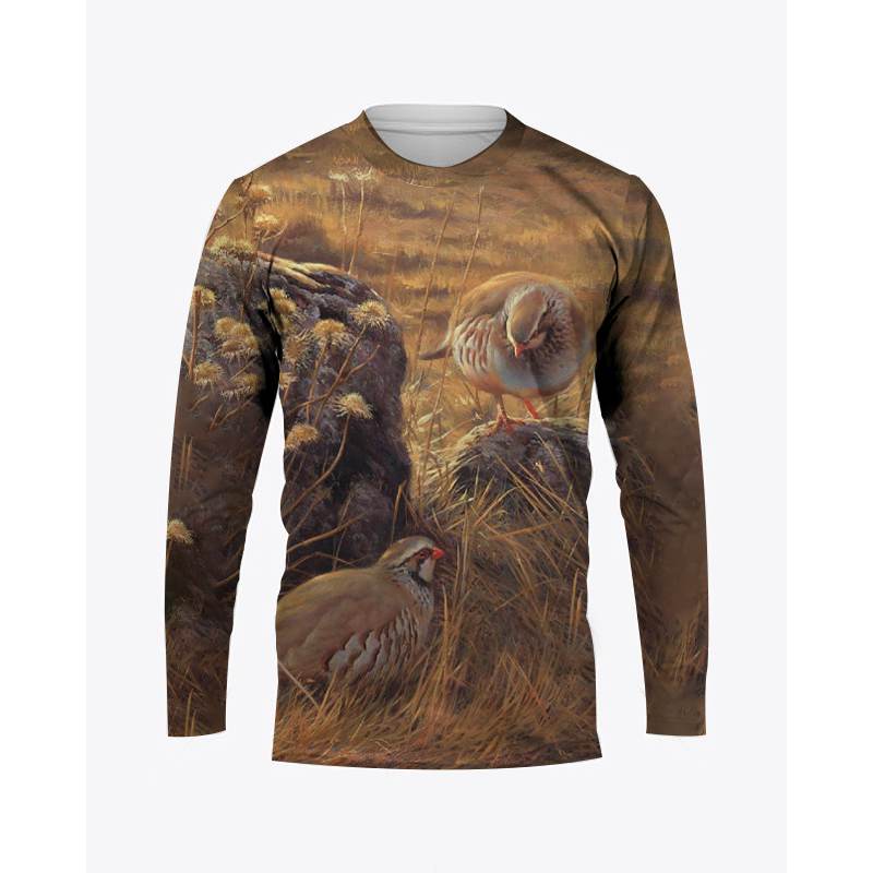 تيشيرتات مموهة بأكمام طويلة لل - مراجعة Hunting Quail وسعره