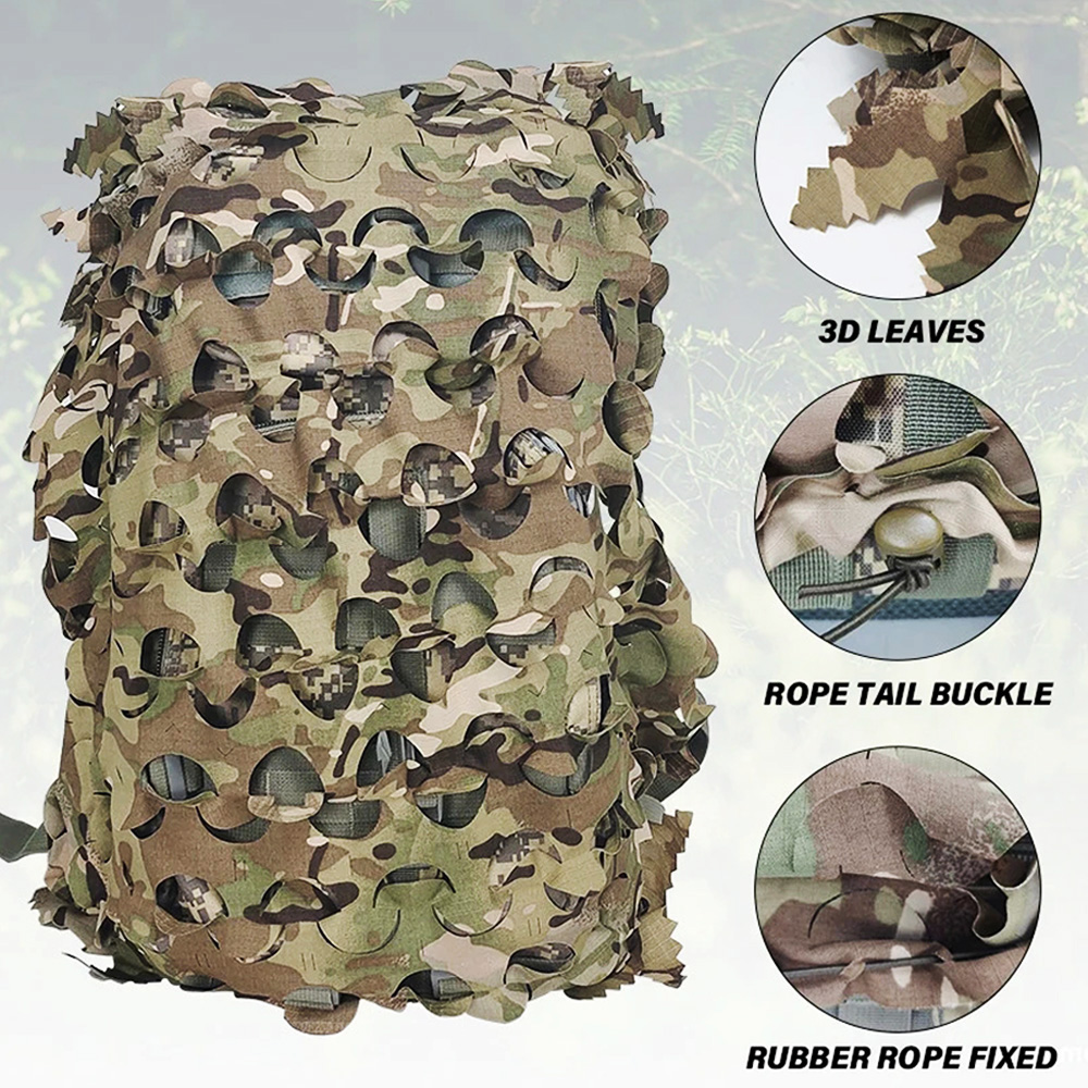حقيبة ظهر تكتيكية مموهة ثلاثية - مراجعة Outdoor Hunting Equipment وسعره