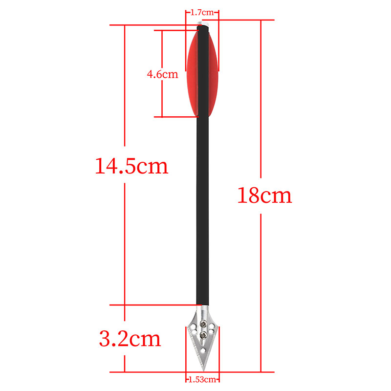 6/12 قطعة سهم كربون مختلط 7 بو - مراجعة Crossbow Bolt Broadhead وسعره