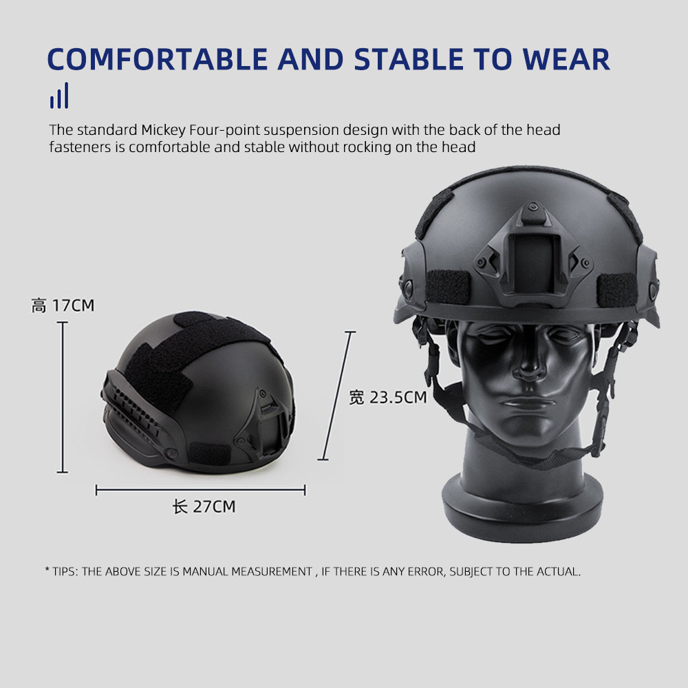 خوذة BOOIU التكتيكية MICH 2002 - مراجعة Outdoor Hunting Equipment وسعره