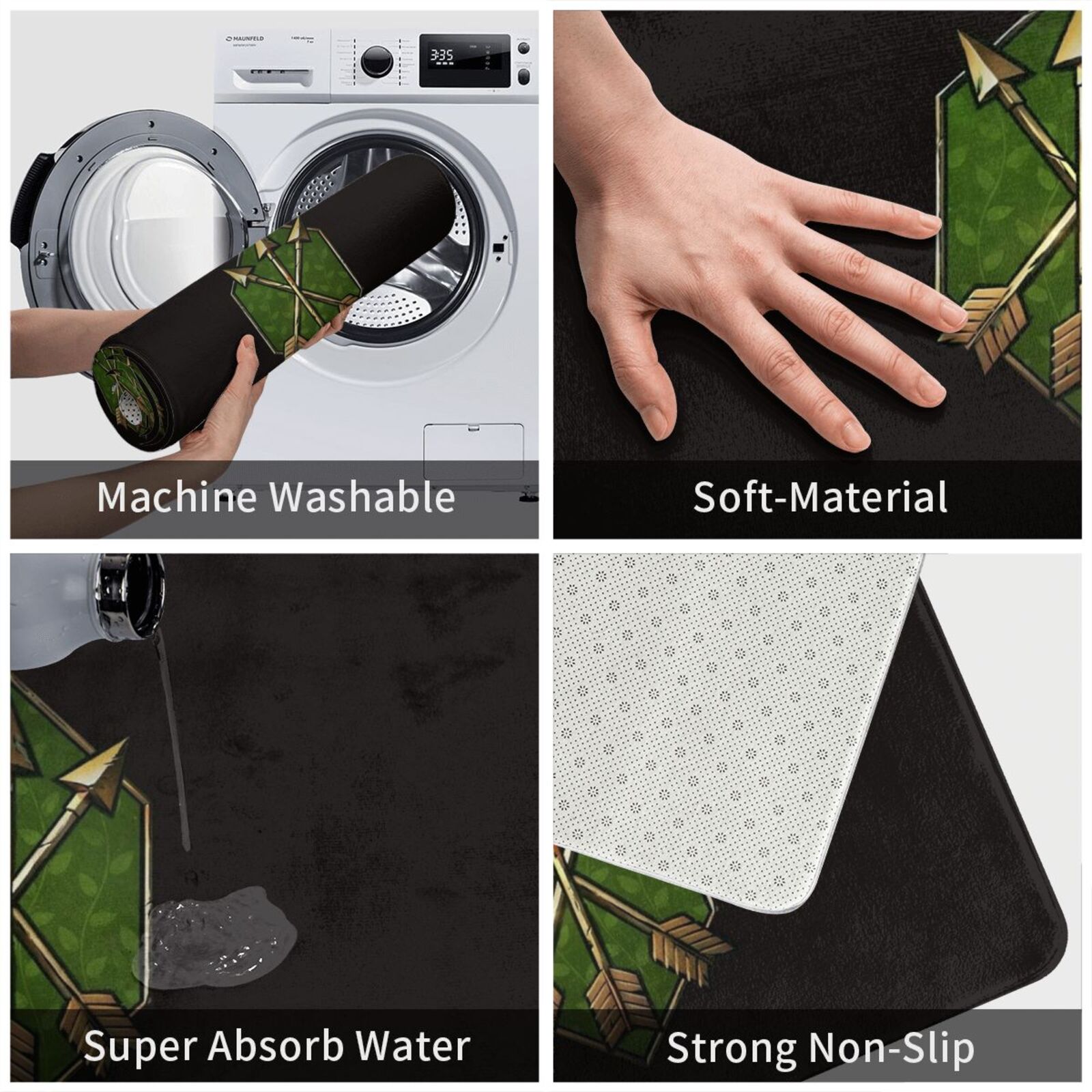 Gwent-Scoia'tael Faction شعار  - مراجعة Hunting Outdoor Mat وسعره