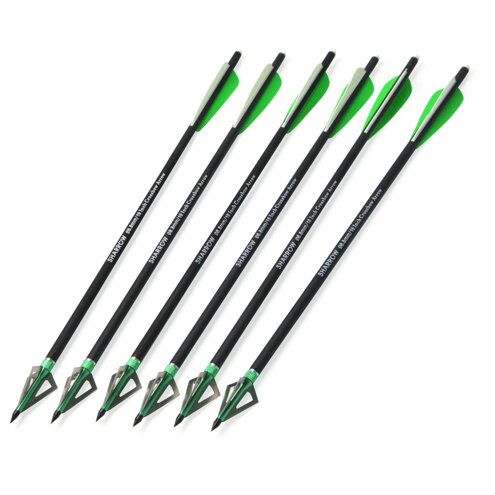 6/12 قطعة 16/17/18/20/21/22 بو - مراجعة Crossbow Bolt Broadhead وسعره