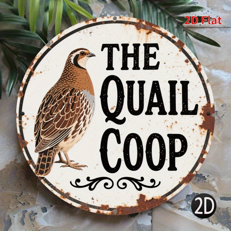لافتة خشبية دائرية مسطحة ثنائي - مراجعة Hunting Quail وسعره