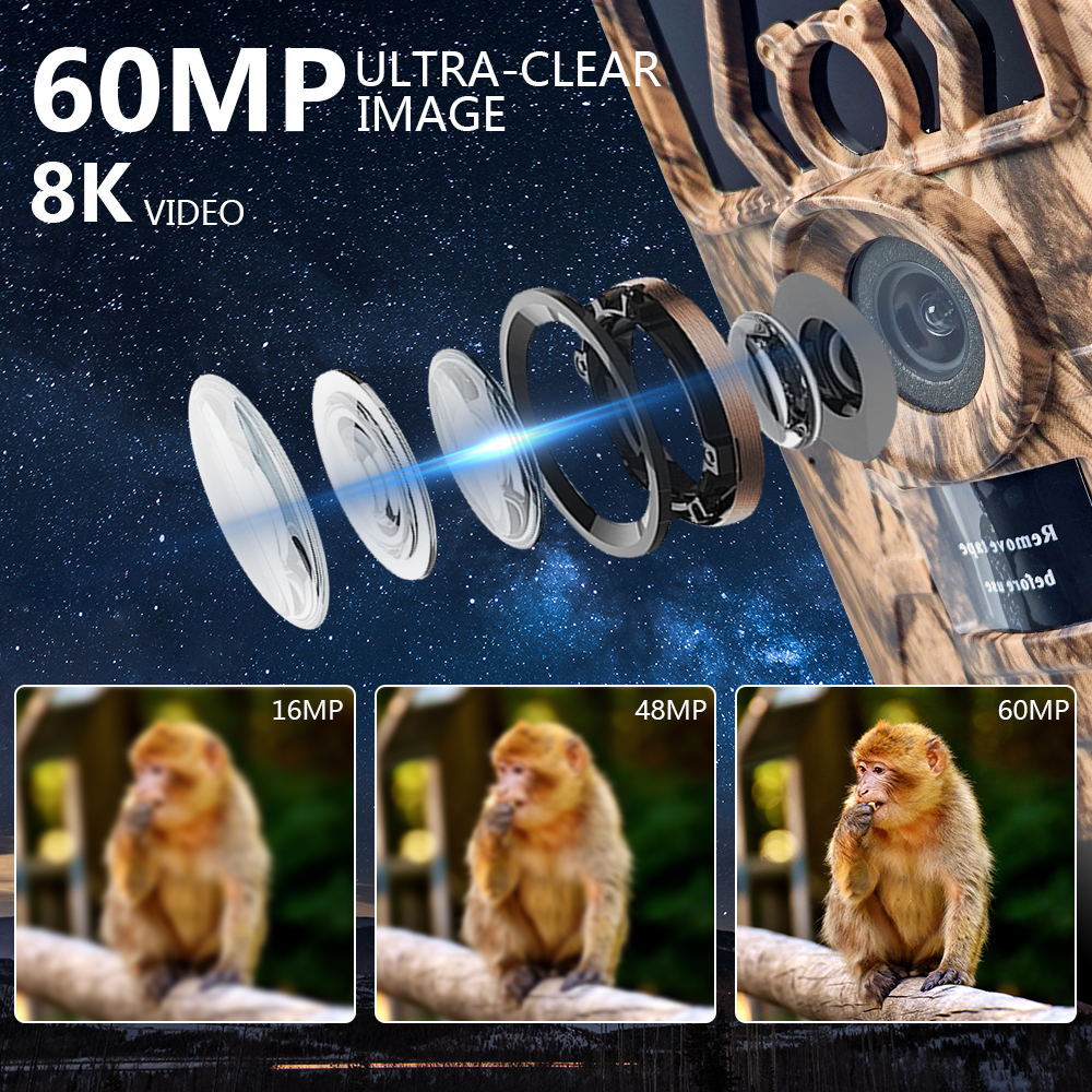 كاميرا PR801W فائقة الوضوح بدق - مراجعة Outdoor Hunting Camera Wifi وسعره