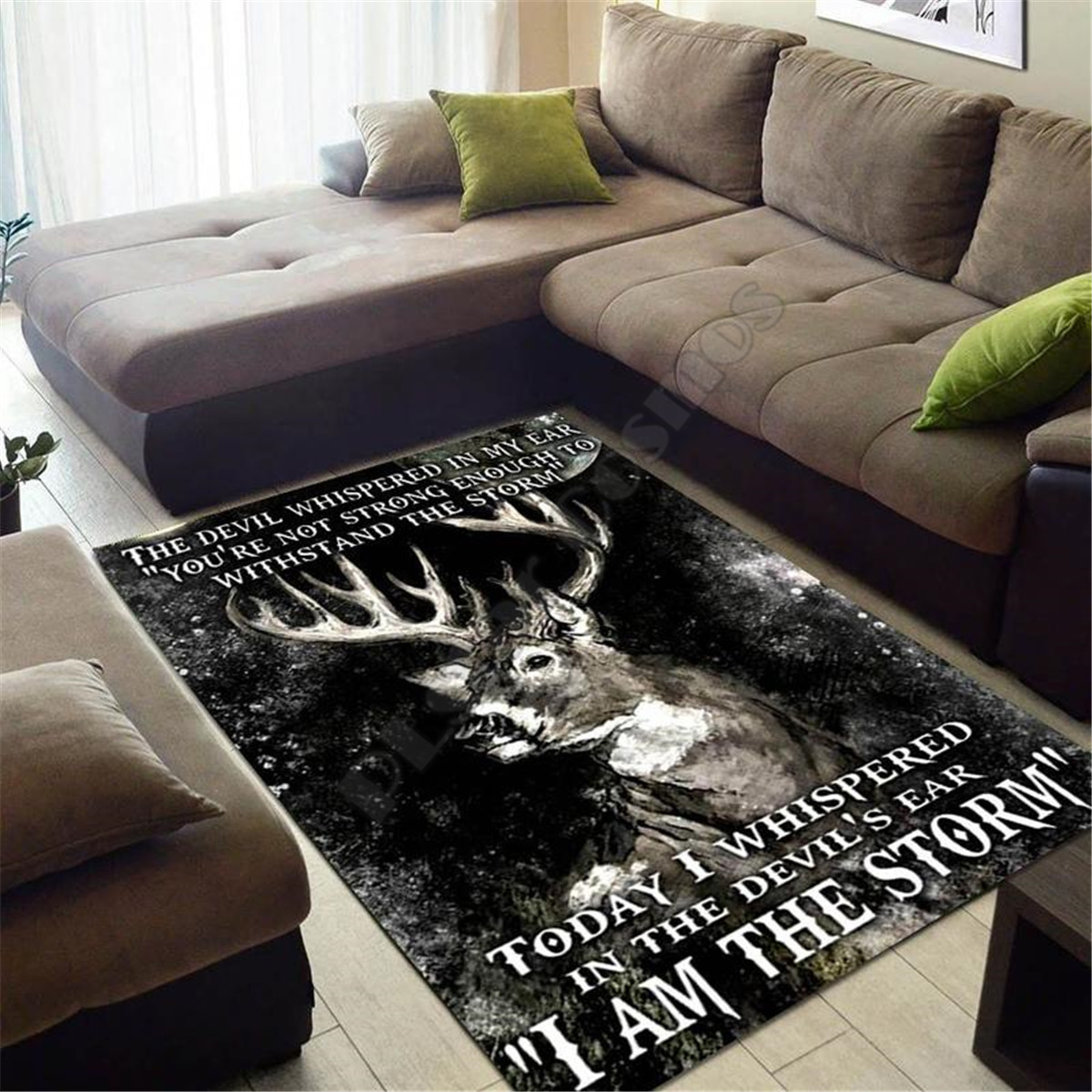 سجادة بتصميم منطقة صيد الغزلان - مراجعة Hunting Outdoor Mat وسعره