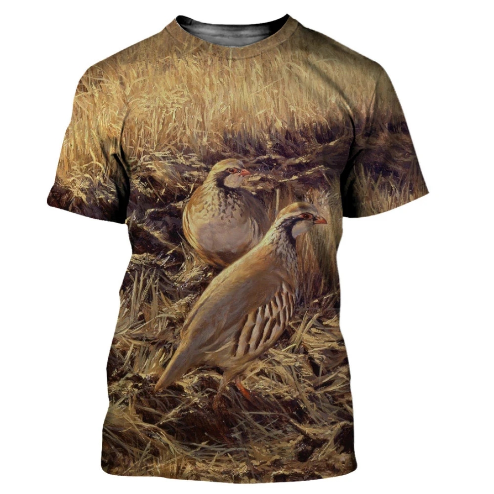 تي شيرت رجالي بأكمام قصيرة برق - مراجعة Hunting Quail وسعره