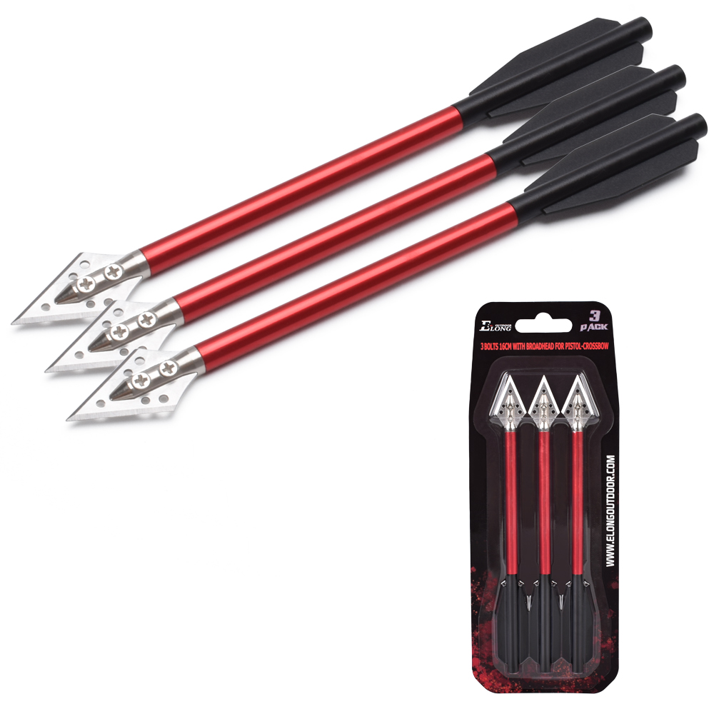 3 قطعة مسامير القوس والنشاب ال - مراجعة Crossbow Bolt Broadhead وسعره